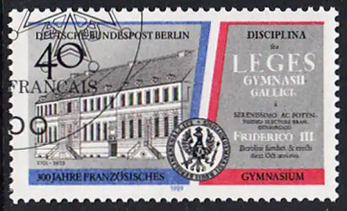 BERLIN 1989 Michel-Nummer 856 gestempelt EINZELMARKE (a)