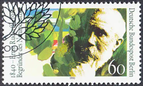 BERLIN 1990 Michel-Nummer 862 gestempelt EINZELMARKE (b)