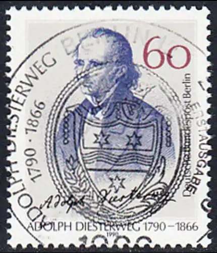 BERLIN 1990 Michel-Nummer 879 gestempelt EINZELMARKE (b)