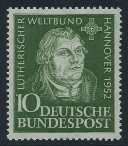 BUND 1952 Michel-Nummer 0149 postfrisch EINZELMARKE