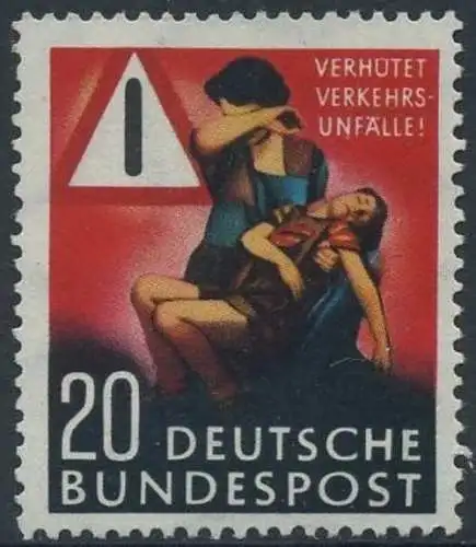 BUND 1953 Michel-Nummer 0162 postfrisch EINZELMARKE