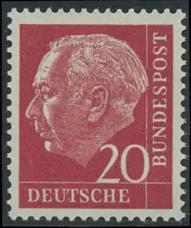 BUND 1954 Michel-Nummer 0185 postfrisch EINZELMARKE