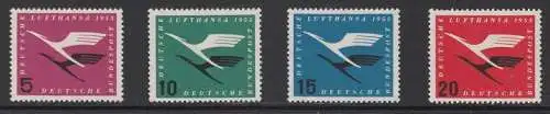 BUND 1955 Michel-Nummer 0205-0208 postfrisch SATZ(4) EINZELMARKEN (e)