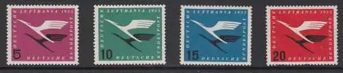 BUND 1955 Michel-Nummer 0205-0208 postfrisch SATZ(4) EINZELMARKEN (c)