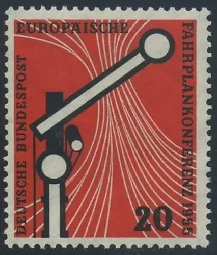 BUND 1955 Michel-Nummer 0219 postfrisch EINZELMARKE