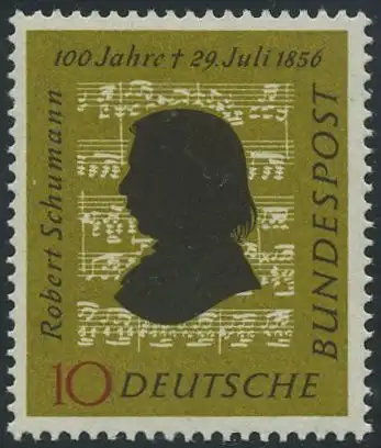 BUND 1956 Michel-Nummer 0234 postfrisch EINZELMARKE