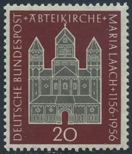 BUND 1956 Michel-Nummer 0238 postfrisch EINZELMARKE
