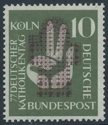 BUND 1956 Michel-Nummer 0239 postfrisch EINZELMARKE