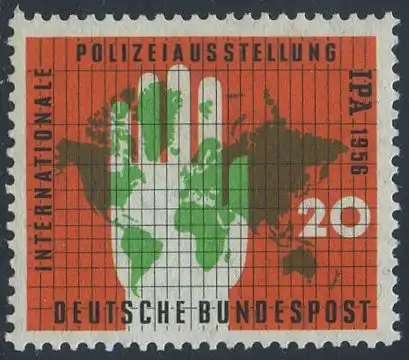 BUND 1956 Michel-Nummer 0240 postfrisch EINZELMARKE