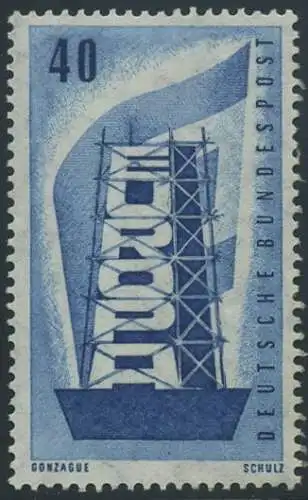 BUND 1956 Michel-Nummer 0242 postfrisch EINZELMARKE