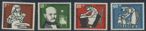 BUND 1956 Michel-Nummer 0243-0246 postfrisch SATZ(4) EINZELMARKEN