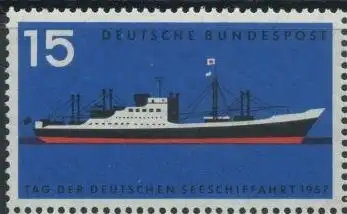 BUND 1957 Michel-Nummer 0257 postfrisch EINZELMARKE