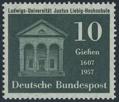BUND 1957 Michel-Nummer 0258 postfrisch EINZELMARKE