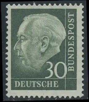 BUND 1957 Michel-Nummer 0259x postfrisch EINZELMARKE