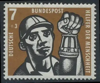 BUND 1957 Michel-Nummer 0270 postfrisch EINZELMARKE