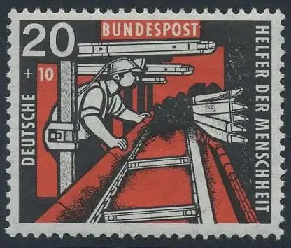 BUND 1957 Michel-Nummer 0272 postfrisch EINZELMARKE