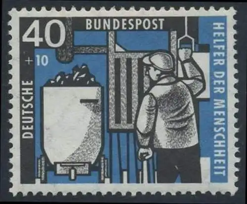 BUND 1957 Michel-Nummer 0273 postfrisch EINZELMARKE