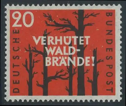 BUND 1958 Michel-Nummer 0283 postfrisch EINZELMARKE