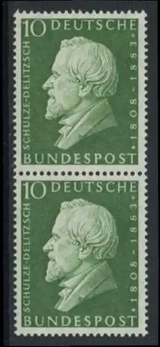 BUND 1958 Michel-Nummer 0293 postfrisch vert.PAAR