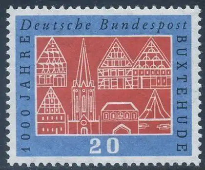BUND 1959 Michel-Nummer 0312 postfrisch EINZELMARKE