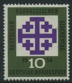 BUND 1959 Michel-Nummer 0314 postfrisch EINZELMARKE