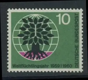 BUND 1960 Michel-Nummer 0326 postfrisch EINZELMARKE