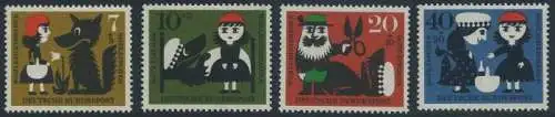 BUND 1960 Michel-Nummer 0340-0343 postfrisch SATZ(4) EINZELMARKEN