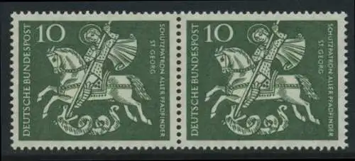 BUND 1961 Michel-Nummer 0346 postfrisch horiz.PAAR