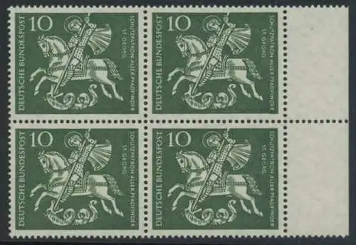 BUND 1961 Michel-Nummer 0346 postfrisch BLOCK RÄNDER rechts
