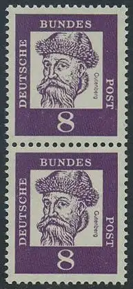 BUND 1961 Michel-Nummer 0349x postfrisch vert.PAAR