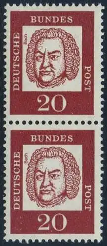 BUND 1961 Michel-Nummer 0352x postfrisch vert.PAAR