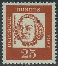 BUND 1961 Michel-Nummer 0353y postfrisch EINZELMARKE