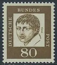 BUND 1961 Michel-Nummer 0359y postfrisch EINZELMARKE