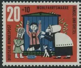 BUND 1961 Michel-Nummer 0371 postfrisch EINZELMARKE