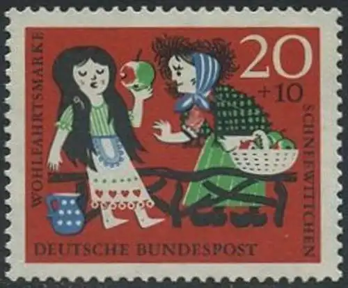 BUND 1962 Michel-Nummer 0387 postfrisch EINZELMARKE