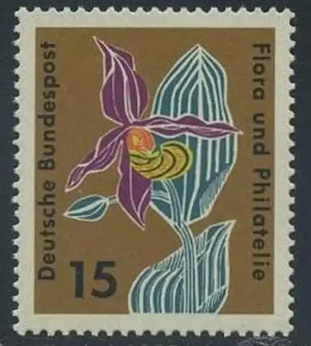 BUND 1963 Michel-Nummer 0393 postfrisch EINZELMARKE