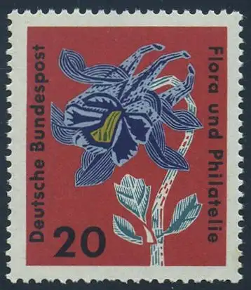 BUND 1963 Michel-Nummer 0394 postfrisch EINZELMARKE