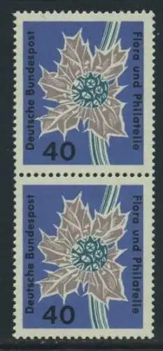 BUND 1963 Michel-Nummer 0395 postfrisch vert.PAAR