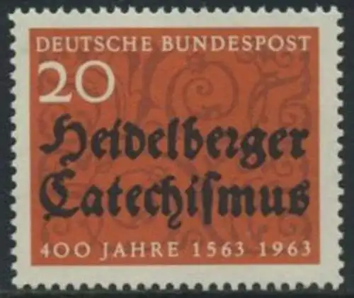 BUND 1963 Michel-Nummer 0396 postfrisch EINZELMARKE