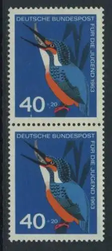 BUND 1963 Michel-Nummer 0404 postfrisch vert.PAAR
