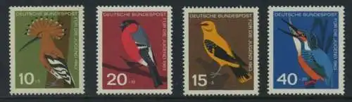 BUND 1963 Michel-Nummer 0401-0404 postfrisch SATZ(4) EINZELMARKEN