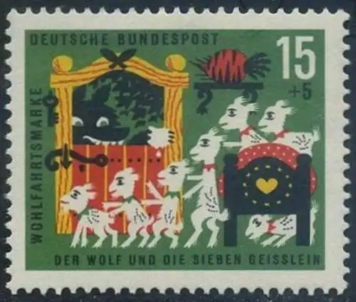 BUND 1963 Michel-Nummer 0409 postfrisch EINZELMARKE