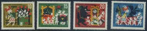 BUND 1963 Michel-Nummer 0408-0411 postfrisch SATZ(4) EINZELMARKEN