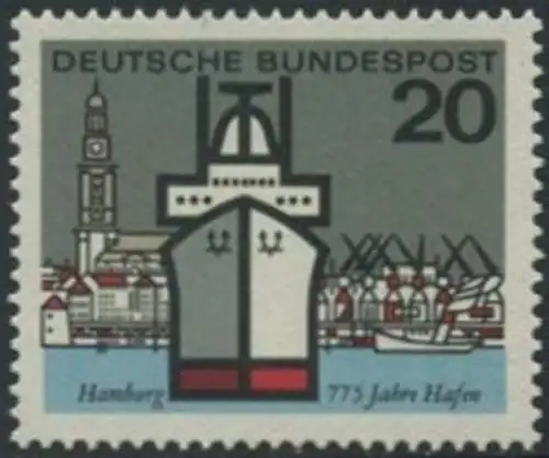 BUND 1964 Michel-Nummer 0417 postfrisch EINZELMARKE