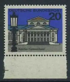 BUND 1964 Michel-Nummer 0419 postfrisch EINZELMARKE RAND unten