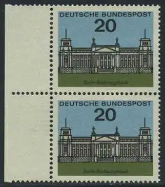 BUND 1964 Michel-Nummer 0421 postfrisch vert.PAAR RAND links
