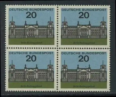 BUND 1964 Michel-Nummer 0421 postfrisch BLOCK