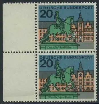 BUND 1964 Michel-Nummer 0423 postfrisch vert.PAAR RAND links