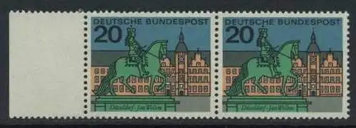 BUND 1964 Michel-Nummer 0423 postfrisch horiz.PAAR RAND links