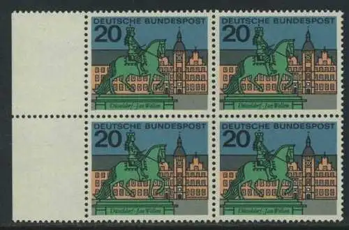 BUND 1964 Michel-Nummer 0423 postfrisch BLOCK RÄNDER links